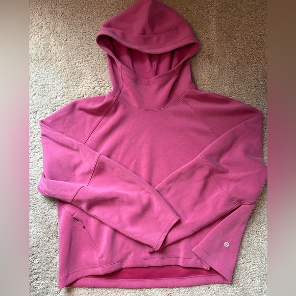 Lululemon AirWrap Modal Pullover Hoodie in Pink Lychee - Picture 4 of 8